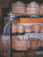 Some baskets on display